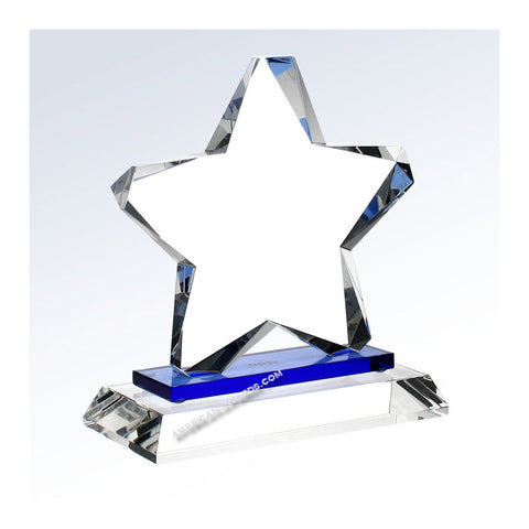 AT1011 | Crystal Blue Twinkle Star Award