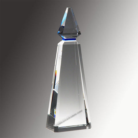 AT2899 | Blue Phineal Optic Crystal Award