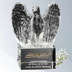 6104 | Optic Crystal Golden Eagle