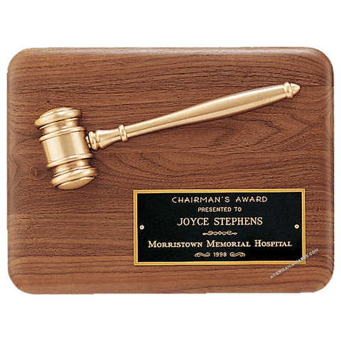 PG1686 |  Parliament Series Gavel Plaque