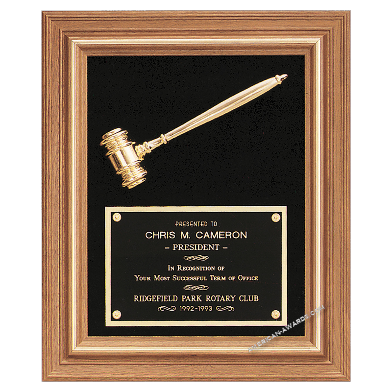 PG2442 | Parliamen Series Gavel Plaque