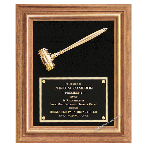 PG2442 | Parliamen Series Gavel Plaque