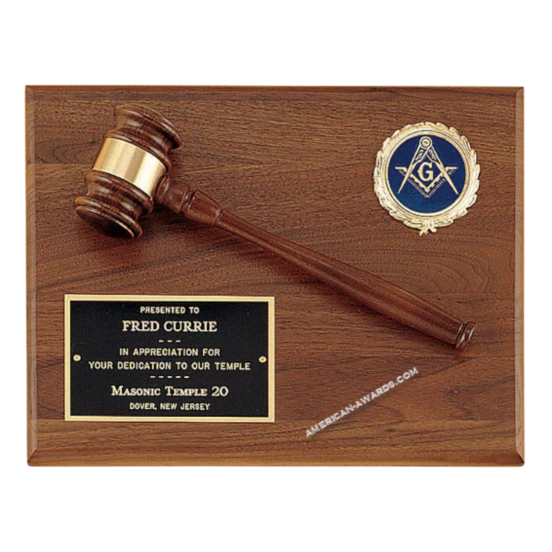 PG2784/X |  Parliament Series Gavel Plaques