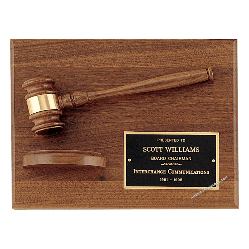 PG2786 | Parliament Series Gavel Plaques